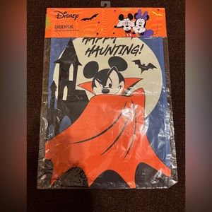 Disney Garden Flag ( 12.5" x 18" ) Mickey Mouse - Happy Haunting BRAND NEW